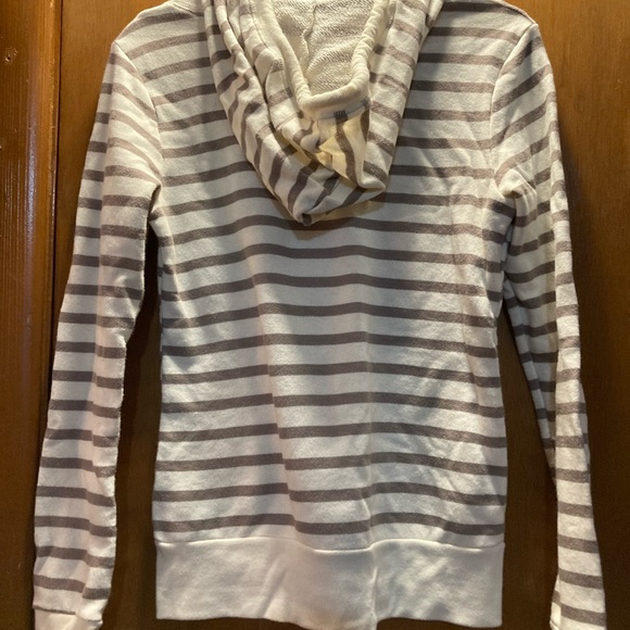 Striped Zip-up Hoodie - Picture 3 of 3